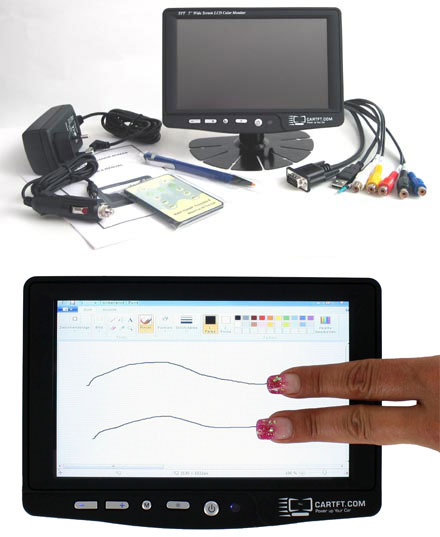 CTF700-<b>HCT</b> - VGA 7" TFT - Kapazitiver Multi-Touchscreen USB - Autodimmer -  IR - Audio (<b>800nits , TMR-Technologie</b>)