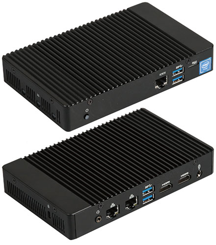 Gigabyte QBiX-Plus-APLA3450-A1 (Intel Celeron N3450, 2x LAN, 2x HDMI, 1x RJ45 COM, VESA) [<b>LFTERLOS</b>]