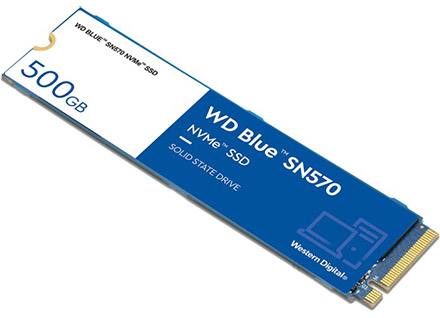 WD Blue SN570 SSD M.2 500GB NVMe <b>(WDS500G3B0C)</b>